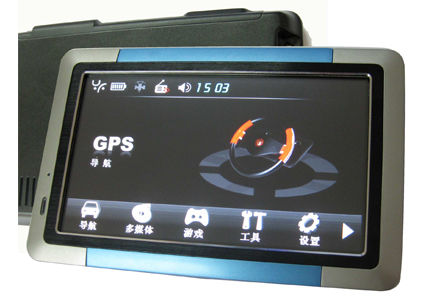 5.0 pollici 65K Color TFT Touch Screen Bluetooth GPS Navigator System V5008