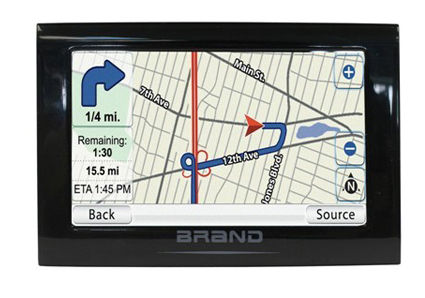 4.3 pollici Sistema di navigazione GPS portatile V4310 HD touchscreen con Bluetooth